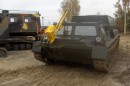 ГАЗ-34039 с малой буровой установкой УКБ-12/25-02 Помбур