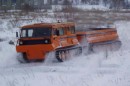 Снегоболотоход ТТМ-4902 ПС «Руслан» с гусеничным прицепом ГП-8301