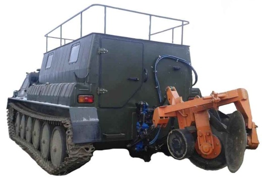 ГАЗ-34039 с плугом ПДП-1,2  газ-34039 с плугом пдп-1,2