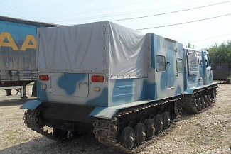 Двухзвенный снегоболотоход СТМ-7087 переоборудовано 2 звено под грузопассажирский