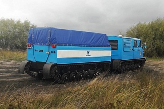 Вид сзади СТМ-70871 3,0 т, 19 мест (тентованное второе звено)