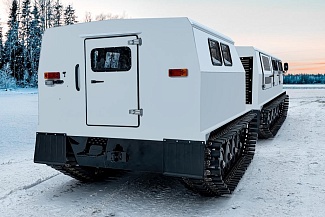 Гусеничный снегоболотоход СТМ-70872. Грузоподъемность, кг - первое звено - 700; второе звено - 2000;